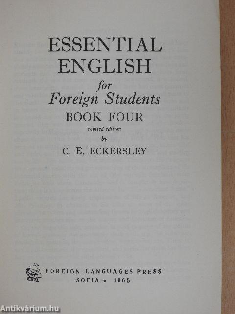 Essential English for Foreign Students Book 4.