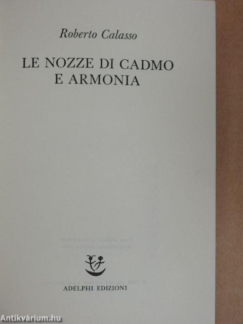 Le nozze di Cadmo e Armonia