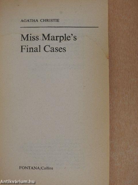 Miss Marple's Final Cases