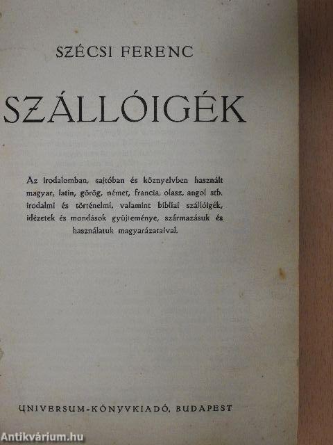 Szállóigék