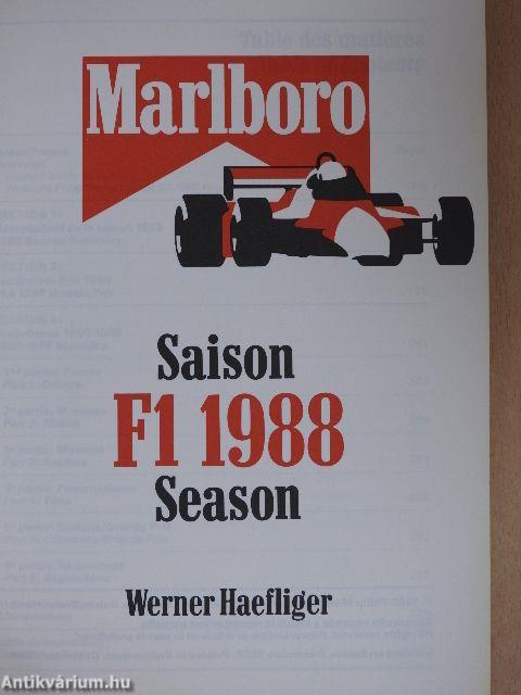 Marlboro Saison F1 1988 Season