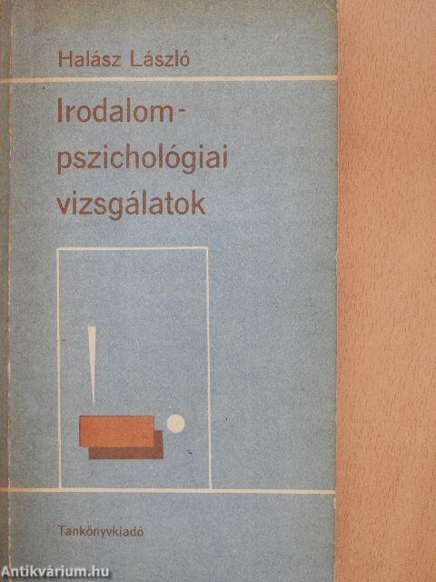 Irodalompszichológiai vizsgálatok