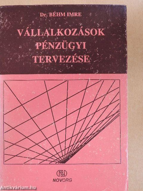 Vállalkozások pénzügyi tervezése