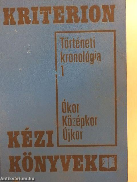 Történeti kronológia 1-2.