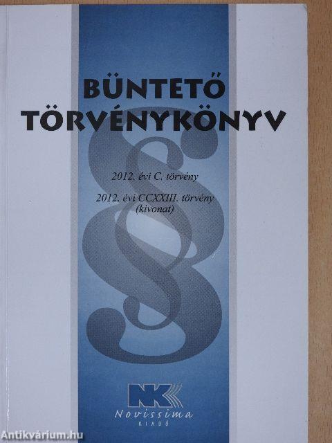 Büntető Törvénykönyv