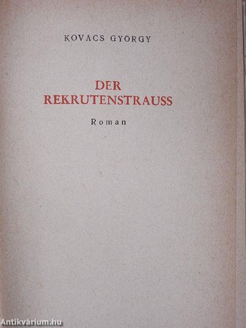 Der Rekrutenstrauss (dedikált példány)