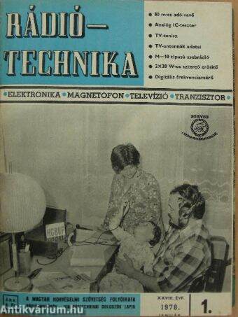 Rádiótechnika 1978. január-december