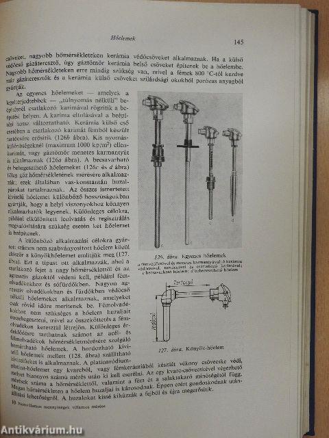 Nemvillamos mennyiségek villamos mérése