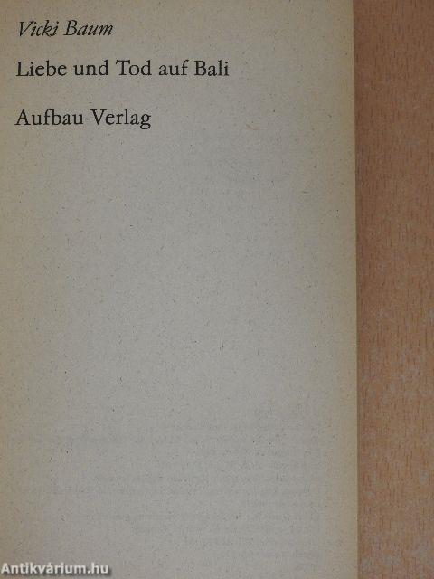 Liebe und Tod auf Bali