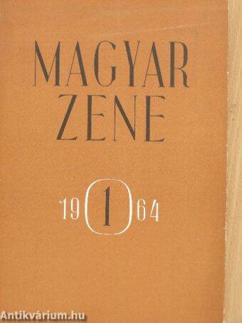 Magyar Zene 1964/1.