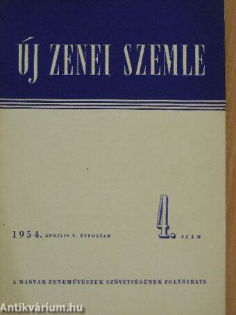 Új Zenei Szemle 1954. április