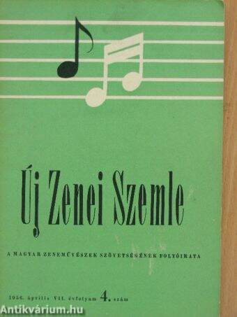 Új Zenei Szemle 1956. április