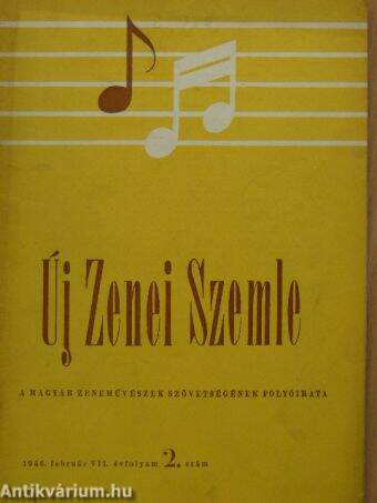 Új Zenei Szemle 1956. február