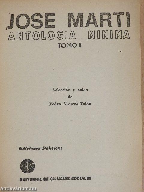 Antologia Minima I-II