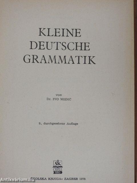 Kleine Deutsche Grammatik