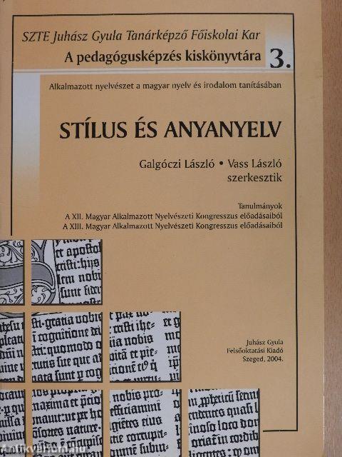 Stílus és anyanyelv