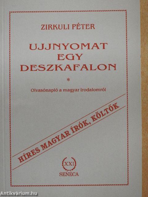 Ujjnyomat egy deszkafalon