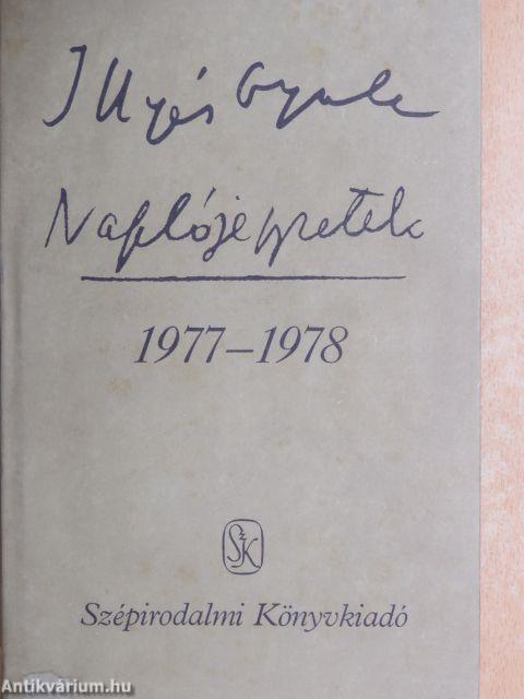 Naplójegyzetek 1977-1978