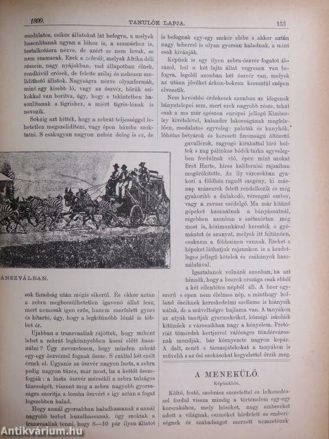 Tanulók lapja 1899. szeptember-1900. szeptember