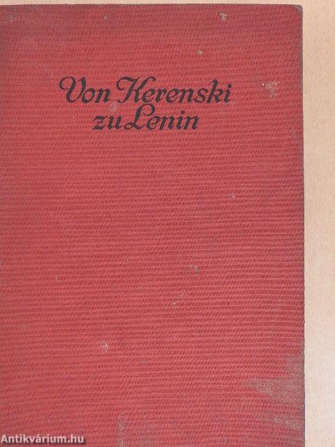 Von Kerenski zu Lenin