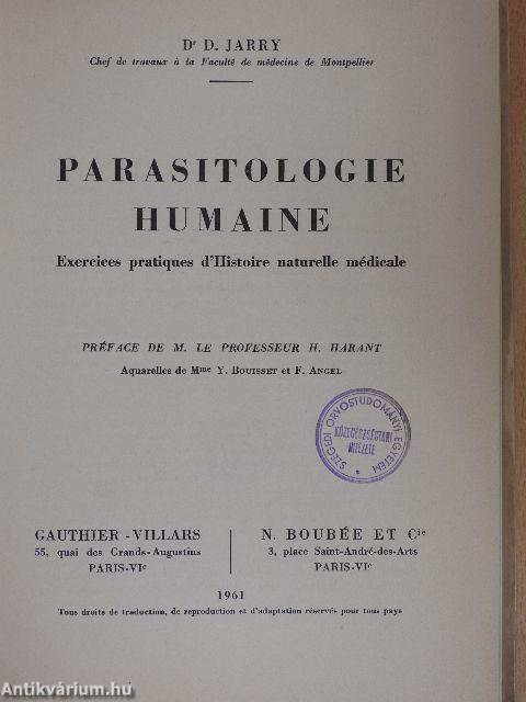 Parasitologie Humaine