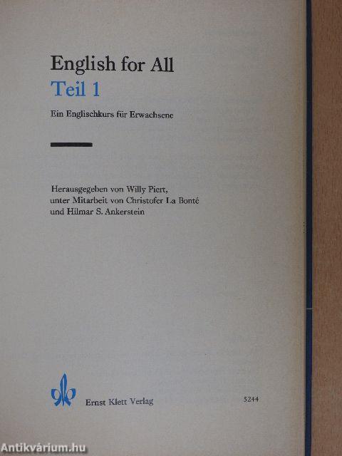 English for All 1.