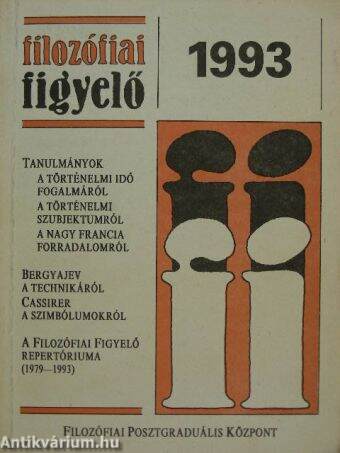 Filozófiai Figyelő 1993.