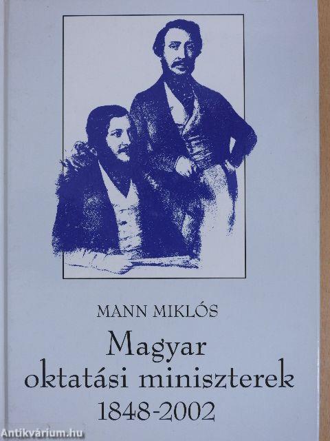 Magyar oktatási miniszterek 1848-2002