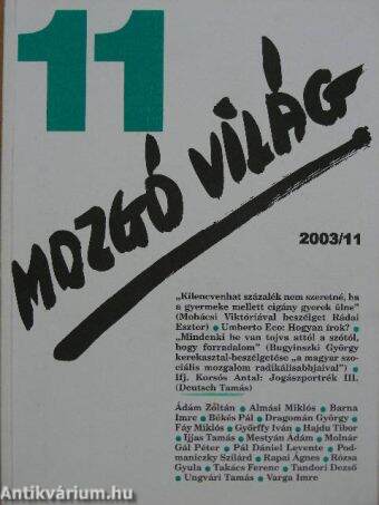 Mozgó Világ 2003. november