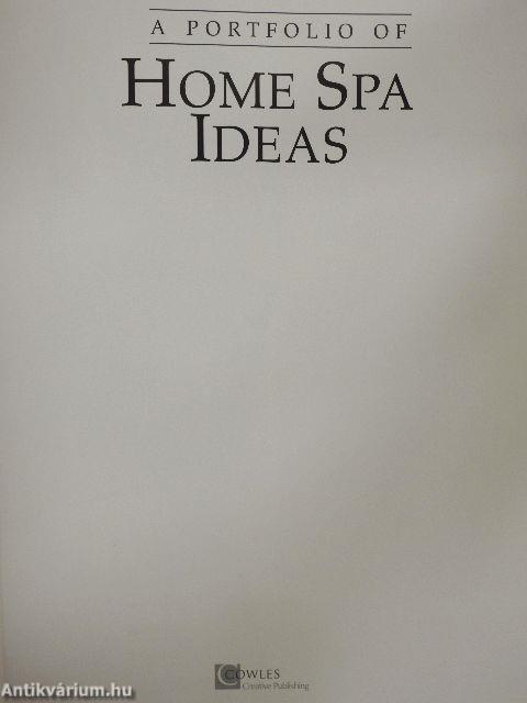 A Portfolio of Home Spa Ideas