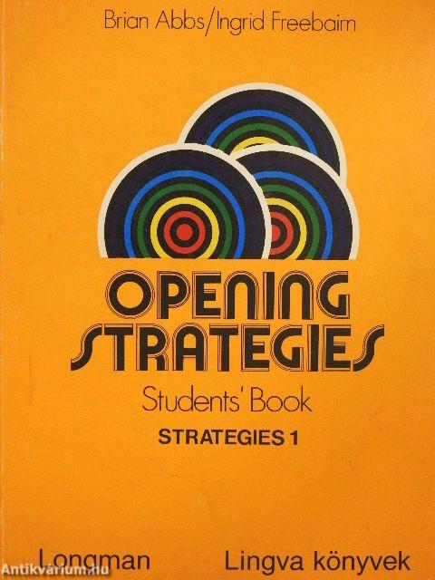 Opening Strategies - Students' Book/Workbook