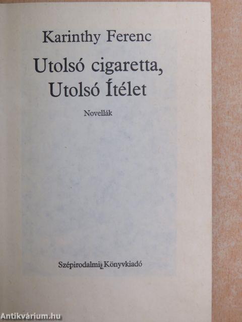 Utolsó cigaretta, Utolsó Ítélet