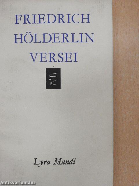 Friedrich Hölderlin versei