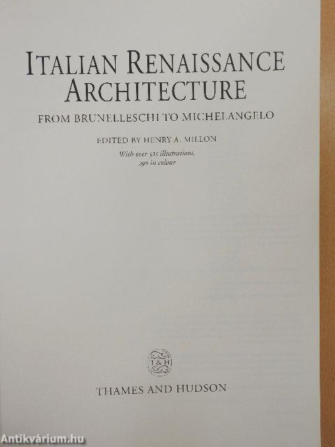 Italian Renaissance Architecture