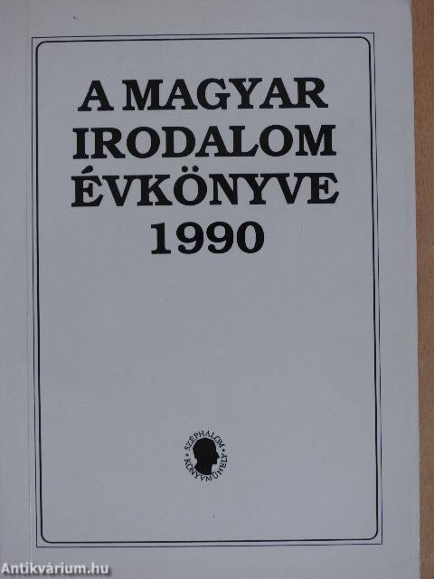 A Magyar Irodalom Évkönyve 1990