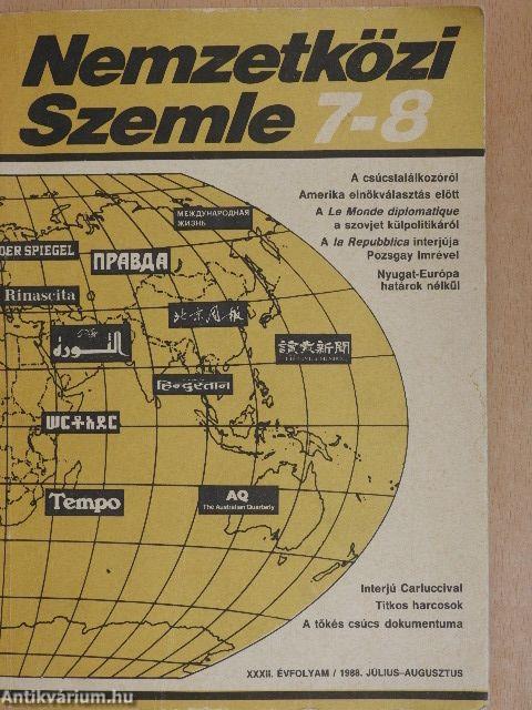 Nemzetközi Szemle 1988. július-augusztus