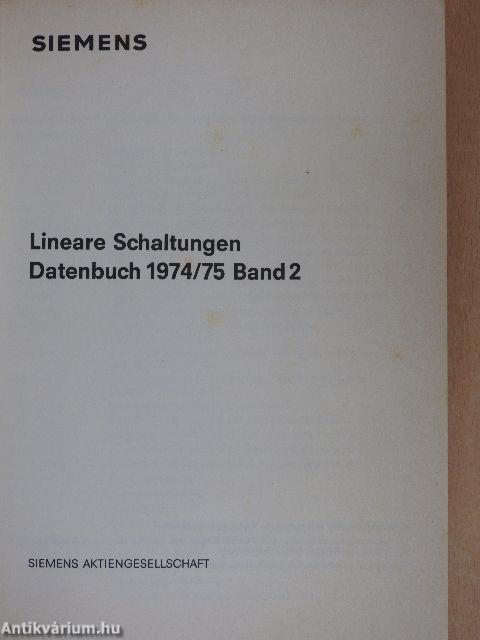 Lineare Schaltungen Datenbuch 1974/75/2.