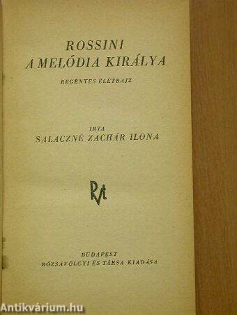 Rossini a melódia királya