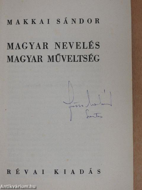 Magyar nevelés, magyar műveltség