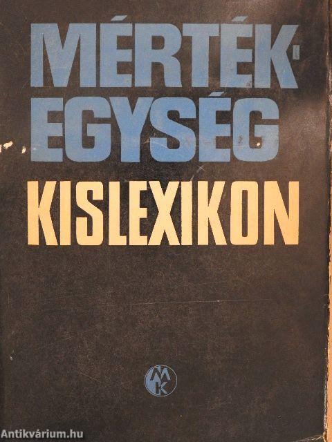 Mértékegység-kislexikon