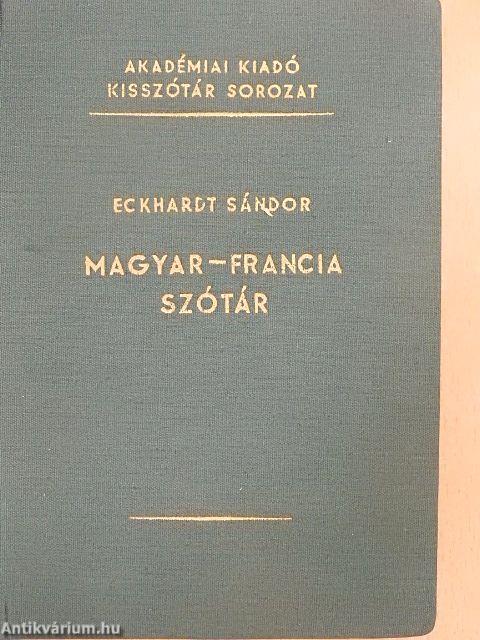 Magyar-francia szótár