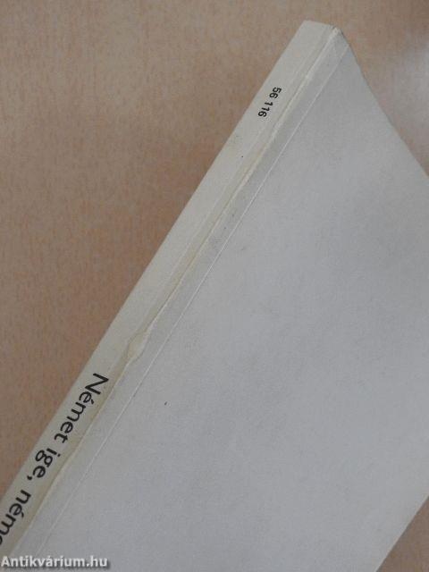 Német ige, német mondat