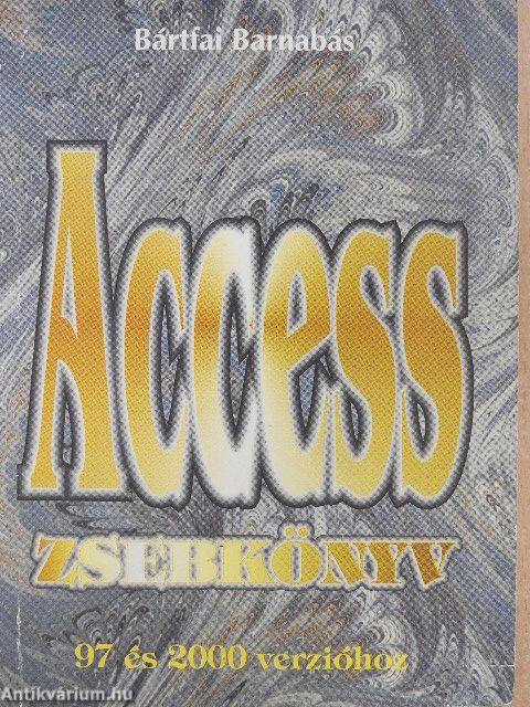 Access zsebkönyv