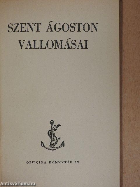 Szent Ágoston vallomásai 