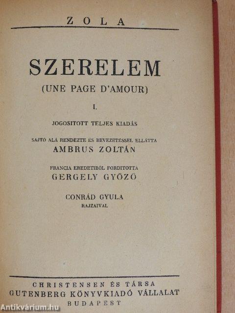 Szerelem I-II.