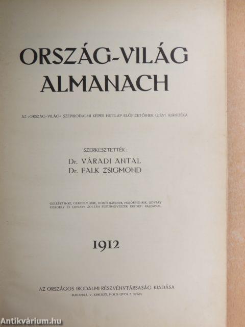 Ország-világ almanach 1912