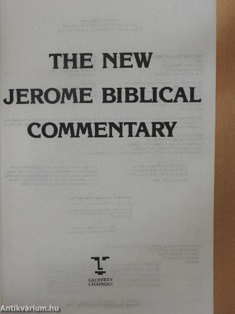 The New Jerome Biblical Commentary