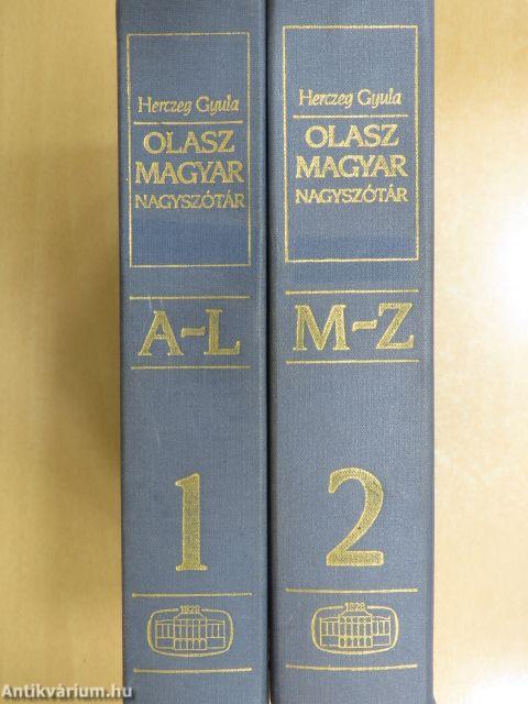 Olasz-magyar nagyszótár 1-2.