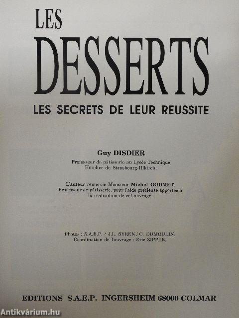 Les Desserts