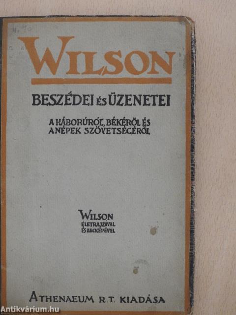 Wilson beszédei és üzenetei